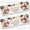 Personalised Party Banner For Works Christmas Party Photo Stocking Wood