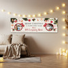 Personalised Party Banner For Christmas Party Company Photo Stocking Wood