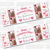 Personalised Party Banner For Valentine's Day Husband Photo Love Hearts
