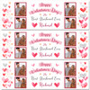 Personalised Party Banner For Valentine's Day Husband Photo Love Hearts