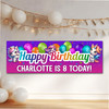 Personalised Party Banner For Kids Birthday Unicorns