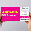Arcadia Personalised Gift Voucher Surprise Theatre Ticket