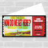 Louis Tomlinson How Did We Get Here Concert Personalised Voucher Surprise Ticket