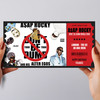 Asap Rocky Concert Don't Be Dumb World Tour Personalised Voucher Surprise Ticket