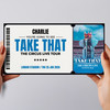 Take That The Circus Live Tour Personalised Gift Voucher Surprise Concert Ticket