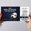 The Phantom Of The Opera Personalised Gift Voucher Surprise Theatre Ticket