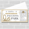 Theme Park Paulton's Park Gold Stars Personalised Gift Voucher Surprise Ticket