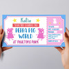 Theme Park Peppa Pig World Gold Stars Personalised Gift Voucher Surprise Ticket