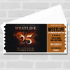 Westlife 25th Anniversary Personalised Gift Voucher Concert Surprise Ticket