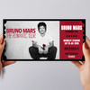 Bruno Mars Concert The Romantic Tour Personalised Gift Voucher Surprise Ticket