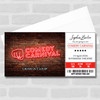 Comedy Carnival Show Personalised Gift Voucher Surprise Ticket