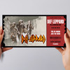 Def Leppard Personalised Gift Voucher Surprise Concert Ticket