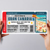 Gran Canaria Spain Beach Pass Personalised Gift Voucher Surprise Trip Ticket