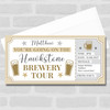 Hawkstone Brewery Tour Gold Star Personalised Gift Voucher Surprise Ticket