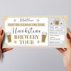 Hawkstone Brewery Tour Gold Star Personalised Gift Voucher Surprise Ticket
