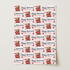 Personalised Wrapping Paper Wedding Anniversary Any Year Cute Teddy Gift Wrap
