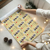 Personalised Wrapping Paper Wedding Anniversary Photo Strip Red Heart Yellow