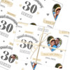 Personalised Wrapping Paper 30th Wedding Anniversary 30 Year Photo Pearl Heart
