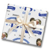 Personalised Wrapping Paper 45th Wedding Anniversary 45 Year Photo Sapphire