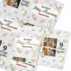Personalised Wrapping Paper 9th Pottery Wedding Anniversary Photo Gift Wrap