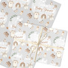 Personalised Wrapping Paper Baby Shower Boho Custom Gift Wrap
