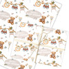 Personalised Wrapping Paper Baby Shower Teddy Bear Custom Gift Wrap