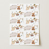 Personalised Wrapping Paper Baby Shower Teddy Bear Custom Gift Wrap