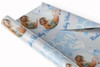 Personalised Wrapping Paper Baby Shower Blue Boy Gender Reveal Custom Gift Wrap