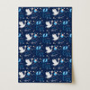 Personalised Wrapping Paper Baby Shower It's A Boy Blue Stork Gender Reveal