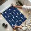 Personalised Wrapping Paper Baby Shower It's A Boy Blue Stork Gender Reveal