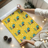 Personalised Wrapping Paper Congratulations Photo You Did It Balloons Yellow