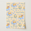 Personalised Wrapping Paper Easter Blue Chick Eggs Custom Gift Wrap