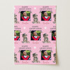 Personalised Wrapping Paper Graduation Female Photo Bear Pink Hat Gift Wrap