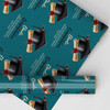 Personalised Wrapping Paper Graduation Male Him Custom Gift Wrap
