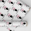 Personalised Wrapping Paper Graduation Pink Female Her Graduation Hat Gift Wrap