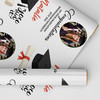 Personalised Wrapping Paper Graduation You Did It Graduation Hat Round Photo