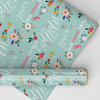 Personalised Wrapping Paper Mother's Day Grandma Floral Mint Custom Gift Wrap