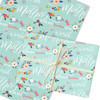 Personalised Wrapping Paper Mother's Day Grandma Green Custom Gift Wrap