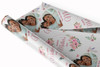 Personalised Wrapping Paper Mother's Day Mum Pink Floral Heart Photo Gift Wrap
