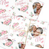 Personalised Wrapping Paper Mother's Day Nan Pink Flower Heart Photo Gift Wrap