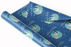 Personalised Wrapping Paper New Baby Blue Baby Boy Stork Custom Gift Wrap