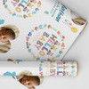 Personalised Wrapping Paper New Baby Blue Hello Baby Boy Photo Custom Gift Wrap