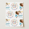 Personalised Wrapping Paper New Baby Blue Hello Baby Boy Photo Custom Gift Wrap