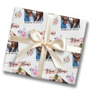 Personalised Wrapping Paper New Home Floral House Photo Custom Gift Wrap