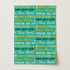 Personalised Wrapping Paper New Home Green Yellow Star Custom Gift Wrap