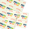 Personalised Wrapping Paper Thank You Bright Custom Gift Wrap