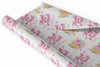 Personalised Wrapping Paper Thank You Watercolour Pink Yellow Custom Gift Wrap