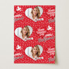 Personalised Wrapping Paper Valentine's Day Girlfriend Heart Photo Cupid