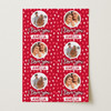 Personalised Wrapping Paper Valentine's Day Photo I Love You Red Heart Gift Wrap