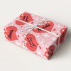 Personalised Wrapping Paper Valentine's Day Rude Funny Red Hearts Gift Wrap